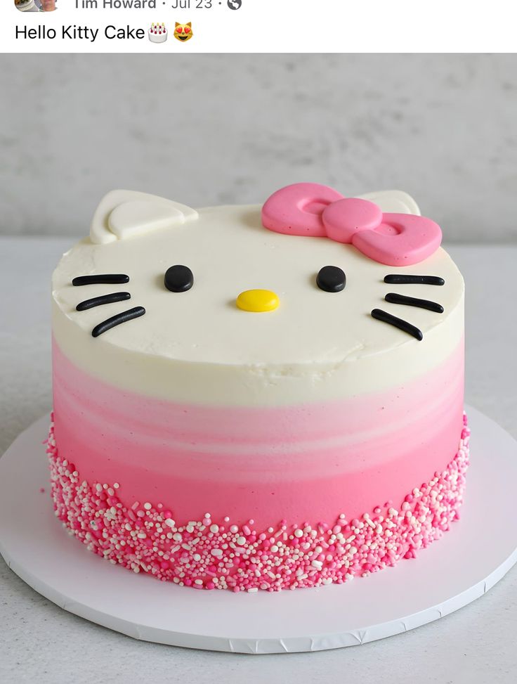 Hello Kitty Cake