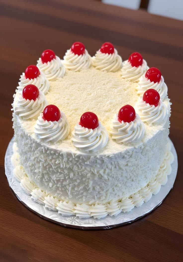 White Forest Cake